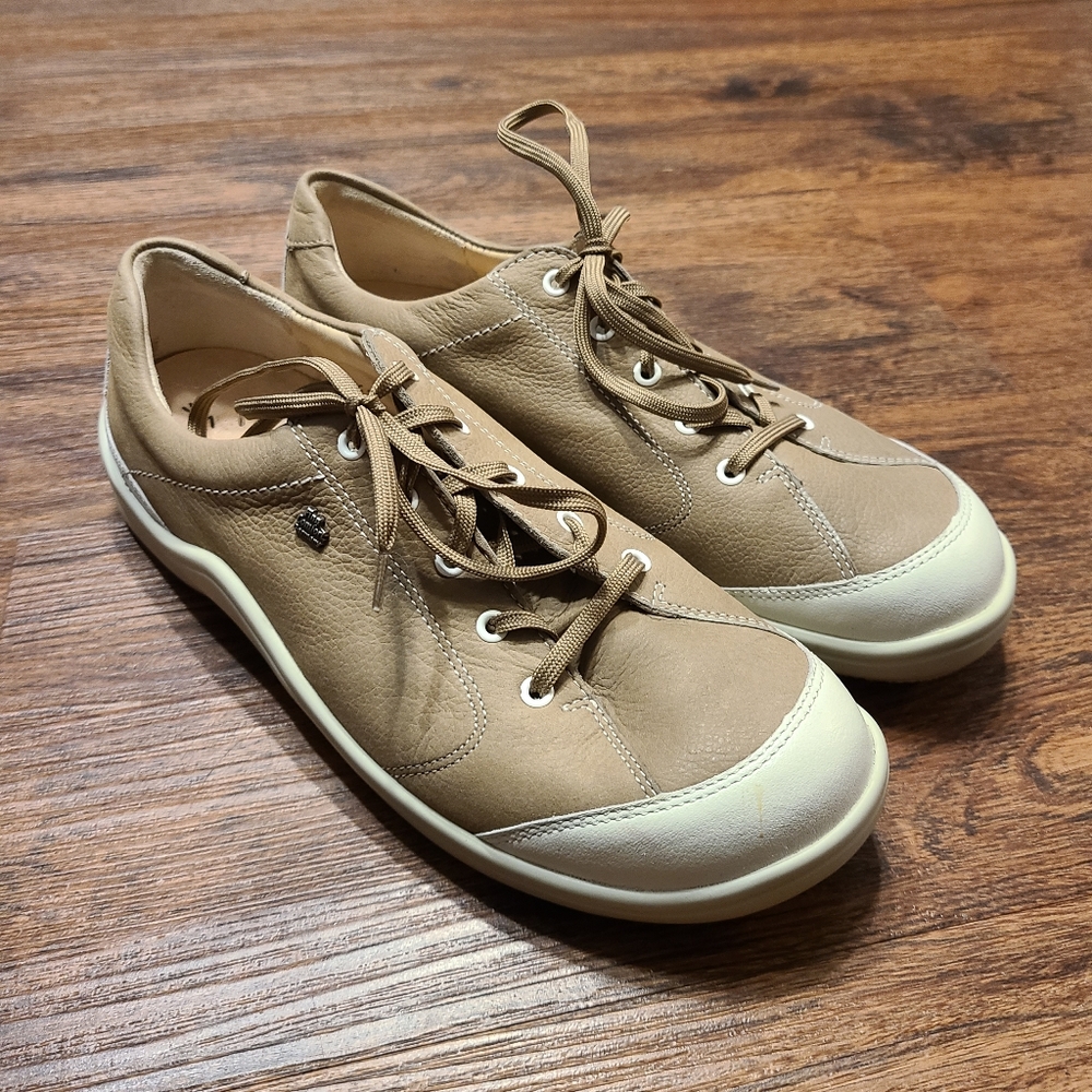 Finn Comfort Germany Cusco Jasmine Stone Leather Shoes 37 6.5 7